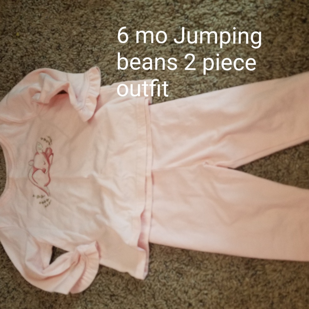 6 month Jumping beans girls 2 piece outfit